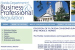 Division of Florida Condominiums, Timeshares, and Mobile Homes